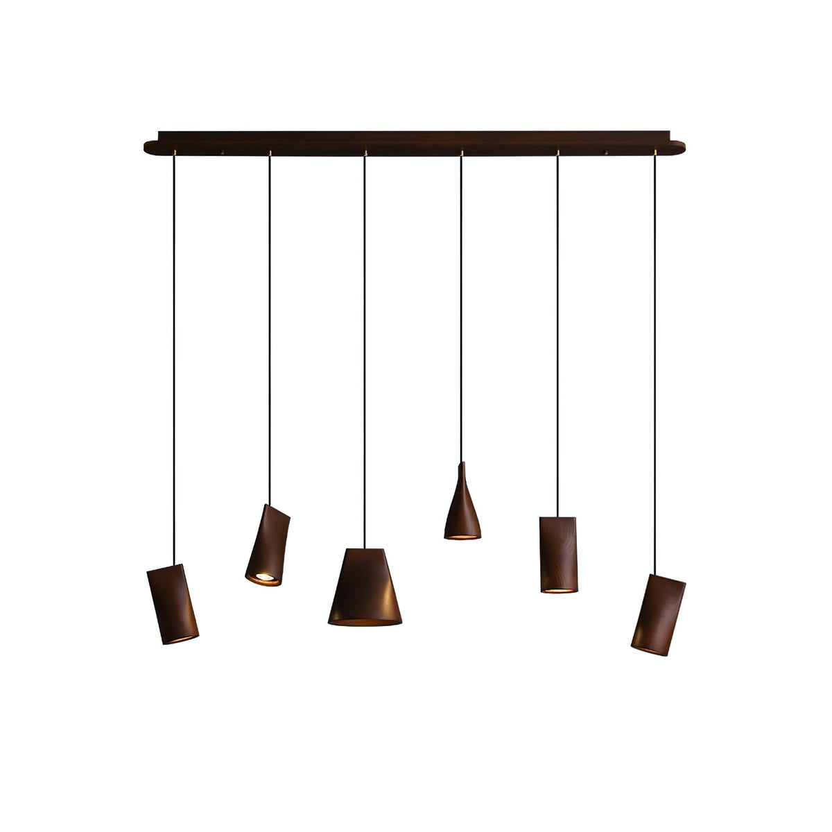 Ivarara Suspension Bois Asymétrique - Neutralighting