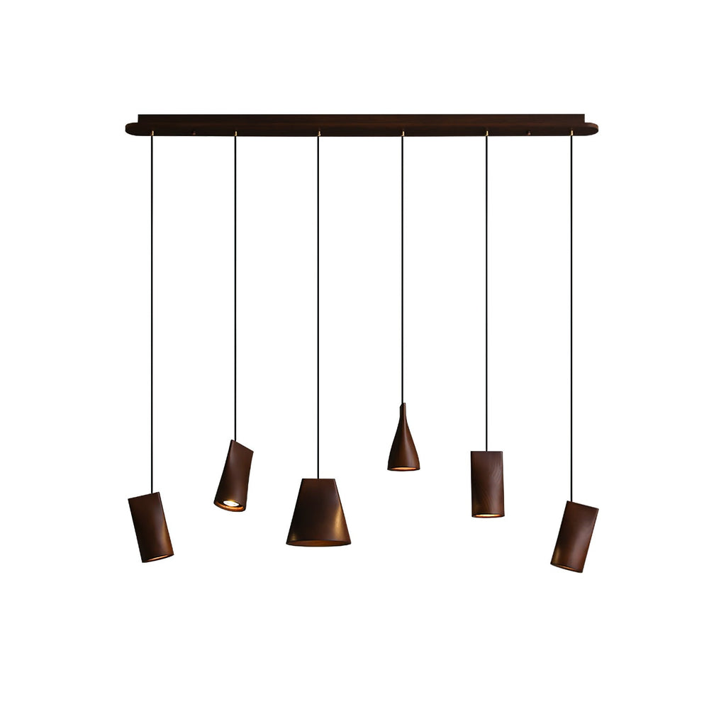 Ivarara Suspension Bois Asymétrique - Neutralighting