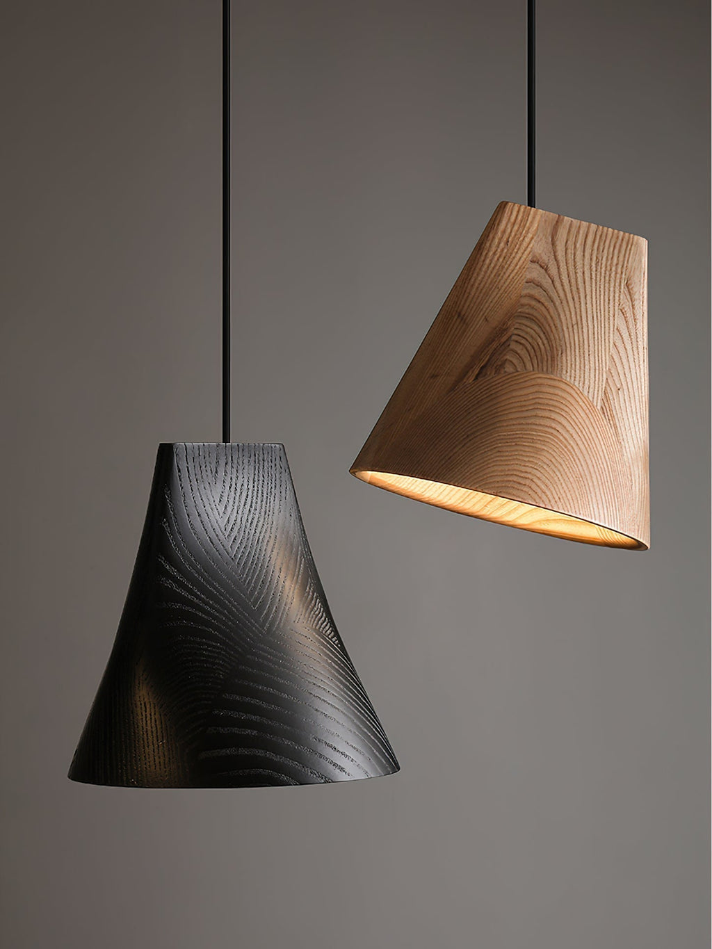 Ivarara Suspension Bois Asymétrique - Neutralighting