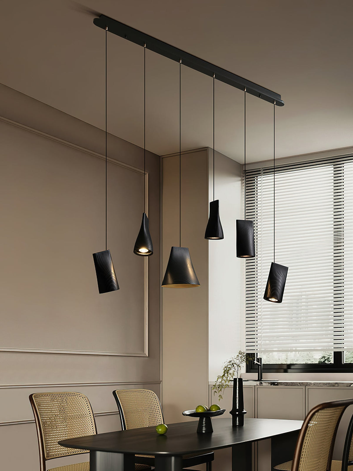 Ivarara Suspension Bois Asymétrique - Neutralighting