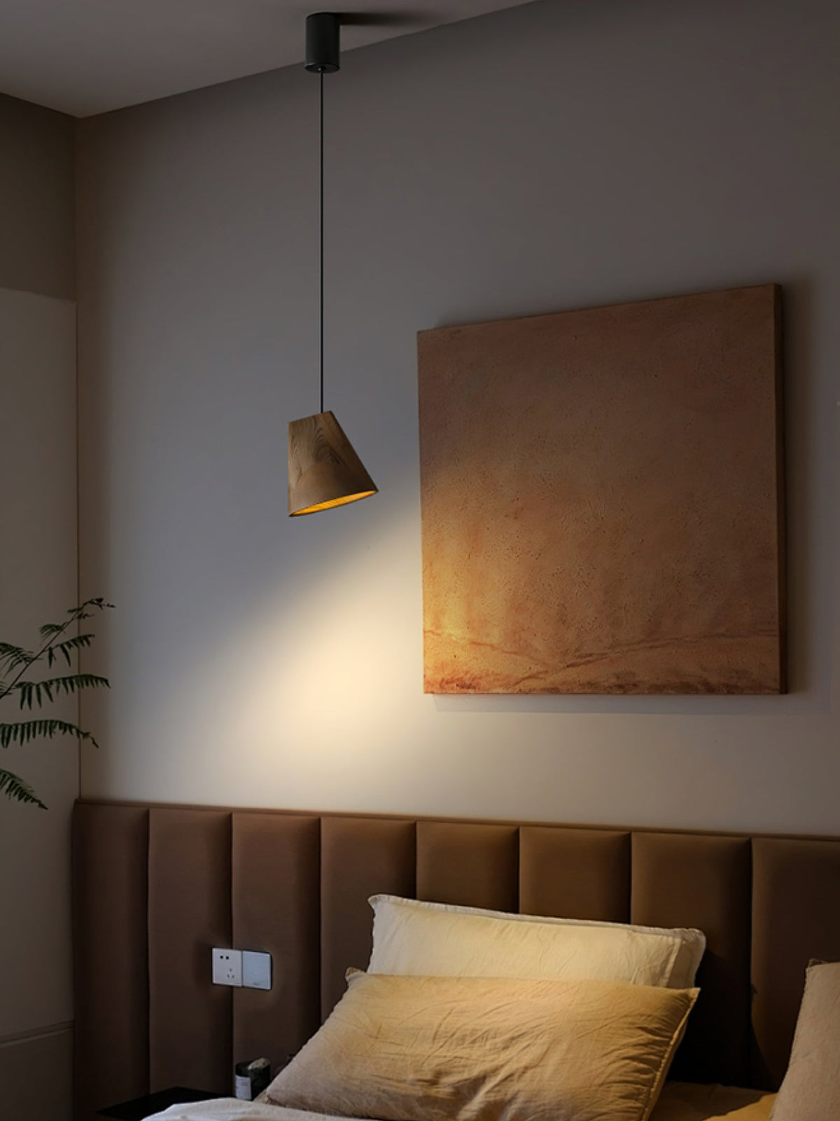 Ivarara Suspension Bois Asymétrique - Neutralighting