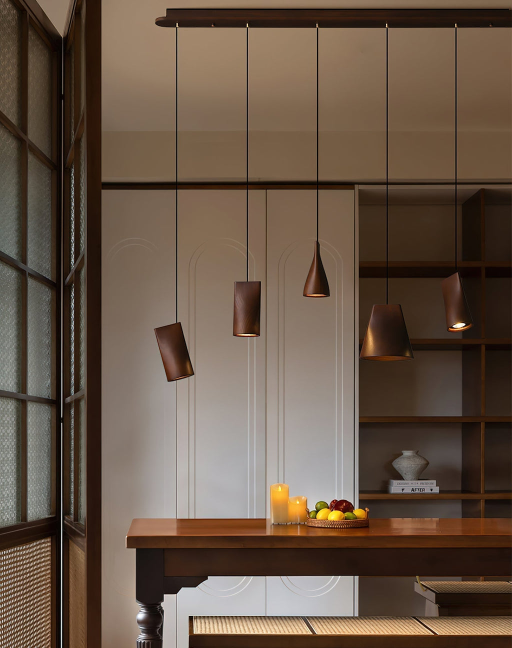 Ivarara Suspension Bois Asymétrique - Neutralighting