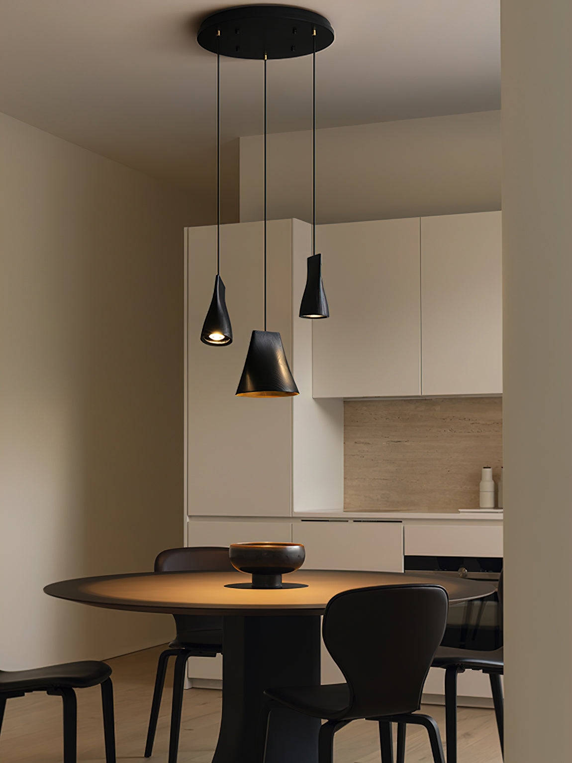 Ivarara Suspension Bois Asymétrique - Neutralighting