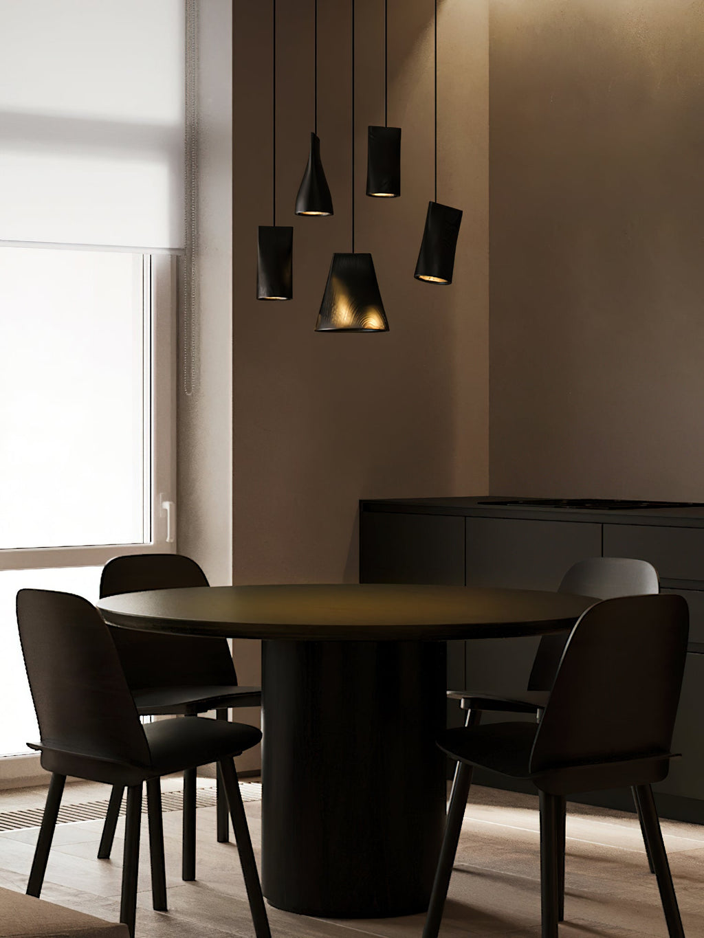 Ivarara Suspension Bois Asymétrique - Neutralighting