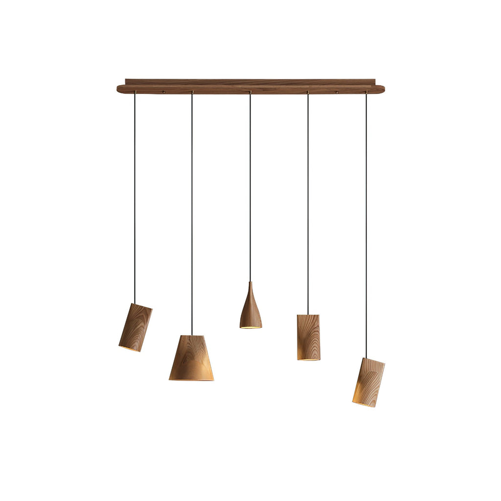 Ivarara Suspension Bois Asymétrique - Neutralighting
