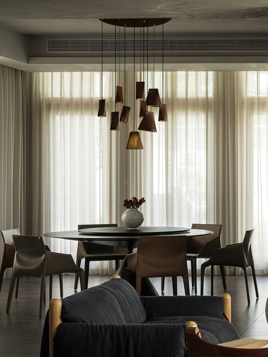 Ivarara Suspension Bois Asymétrique - Neutralighting