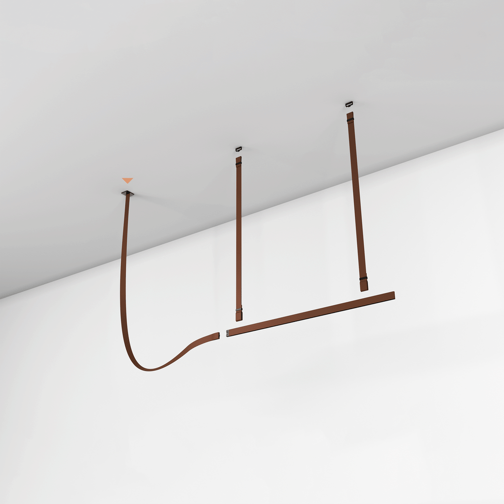 Arcadia Suspension Moderne en Cuir - Neutralighting