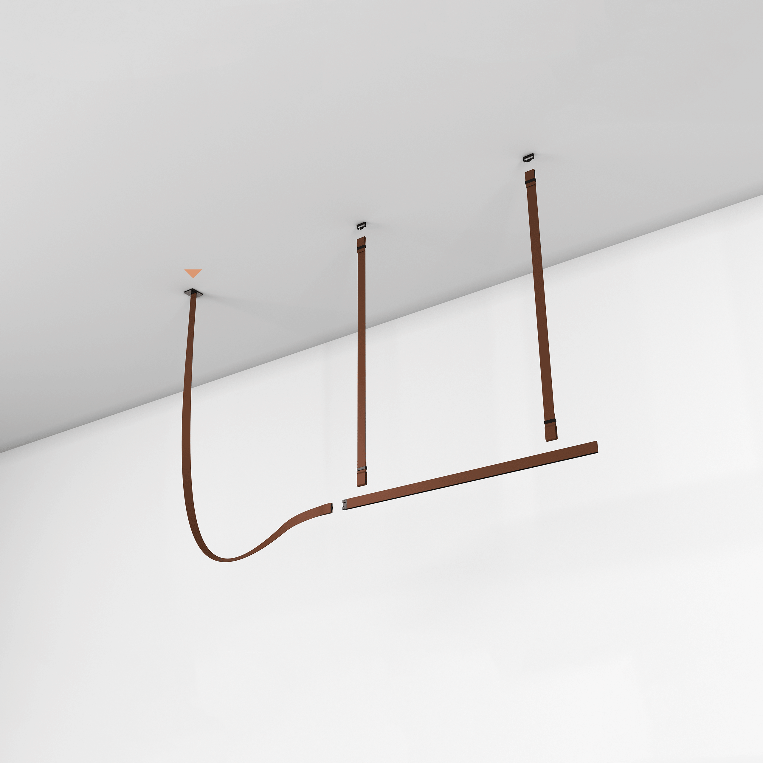 Arcadia Suspension Moderne en Cuir - Neutralighting