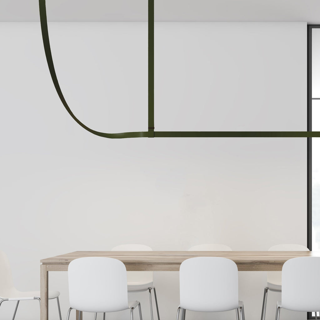 Arcadia Suspension Moderne en Cuir - Neutralighting