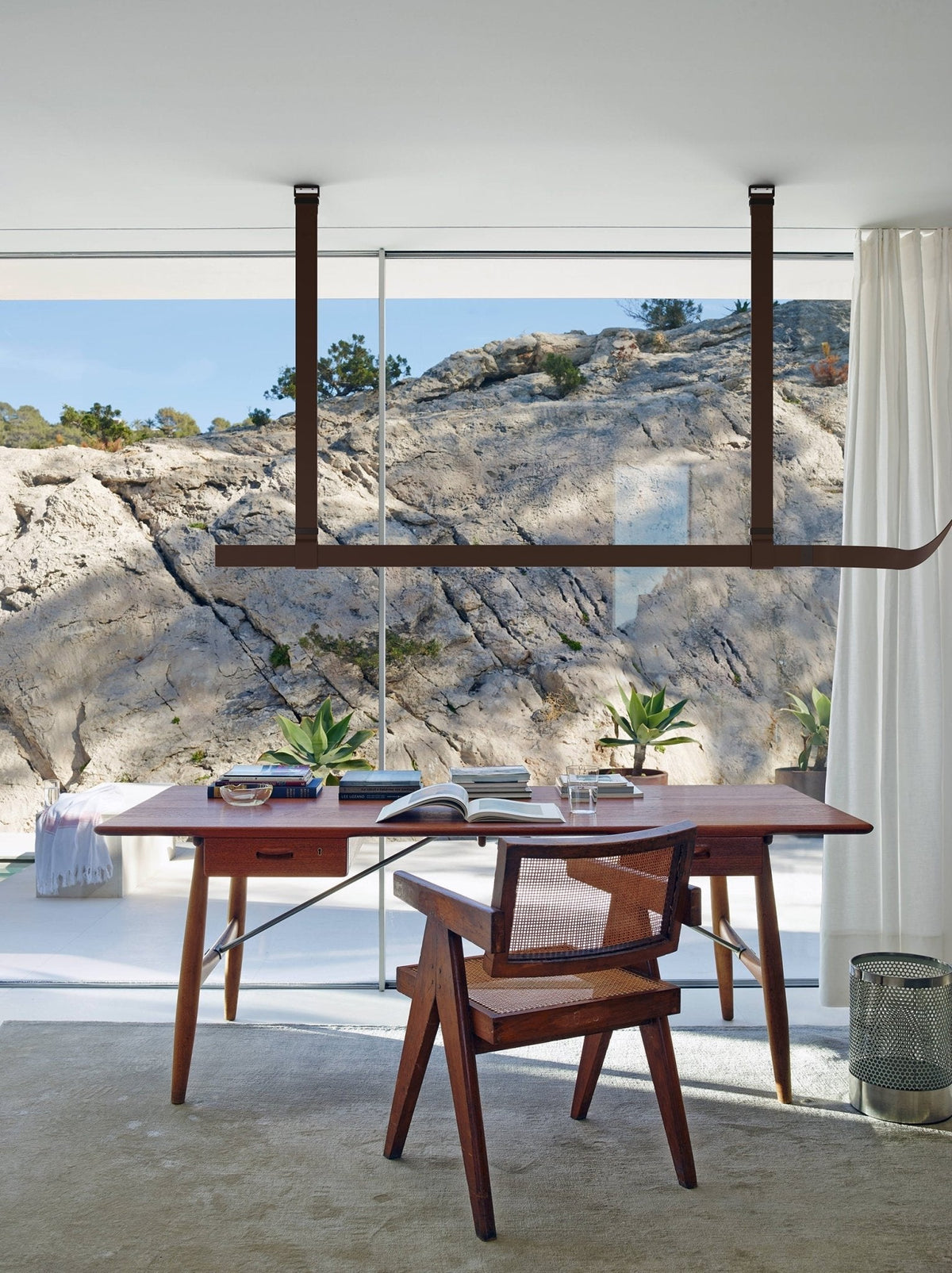 Arcadia Suspension Moderne en Cuir - Neutralighting