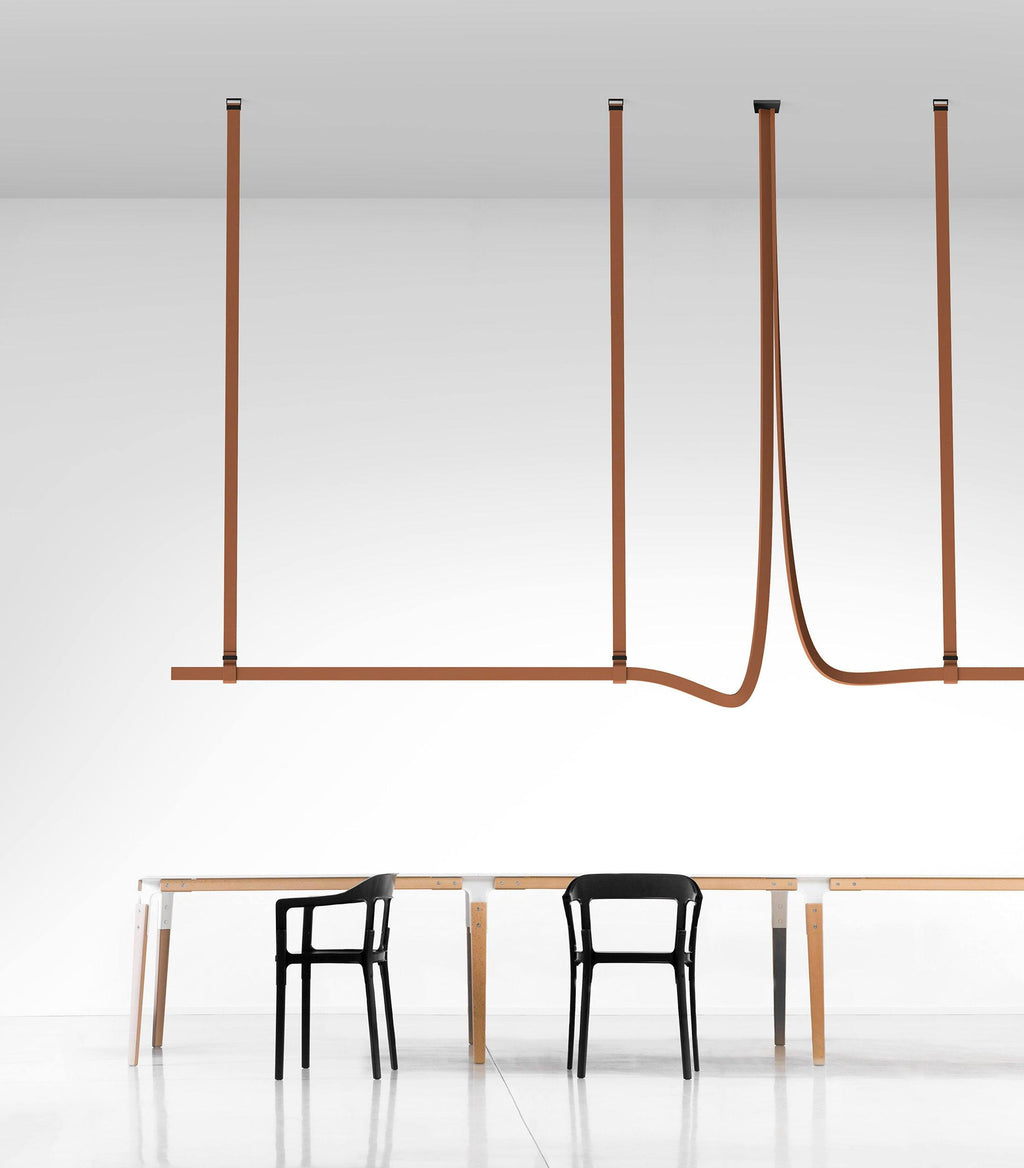 Arcadia Suspension Moderne en Cuir - Neutralighting