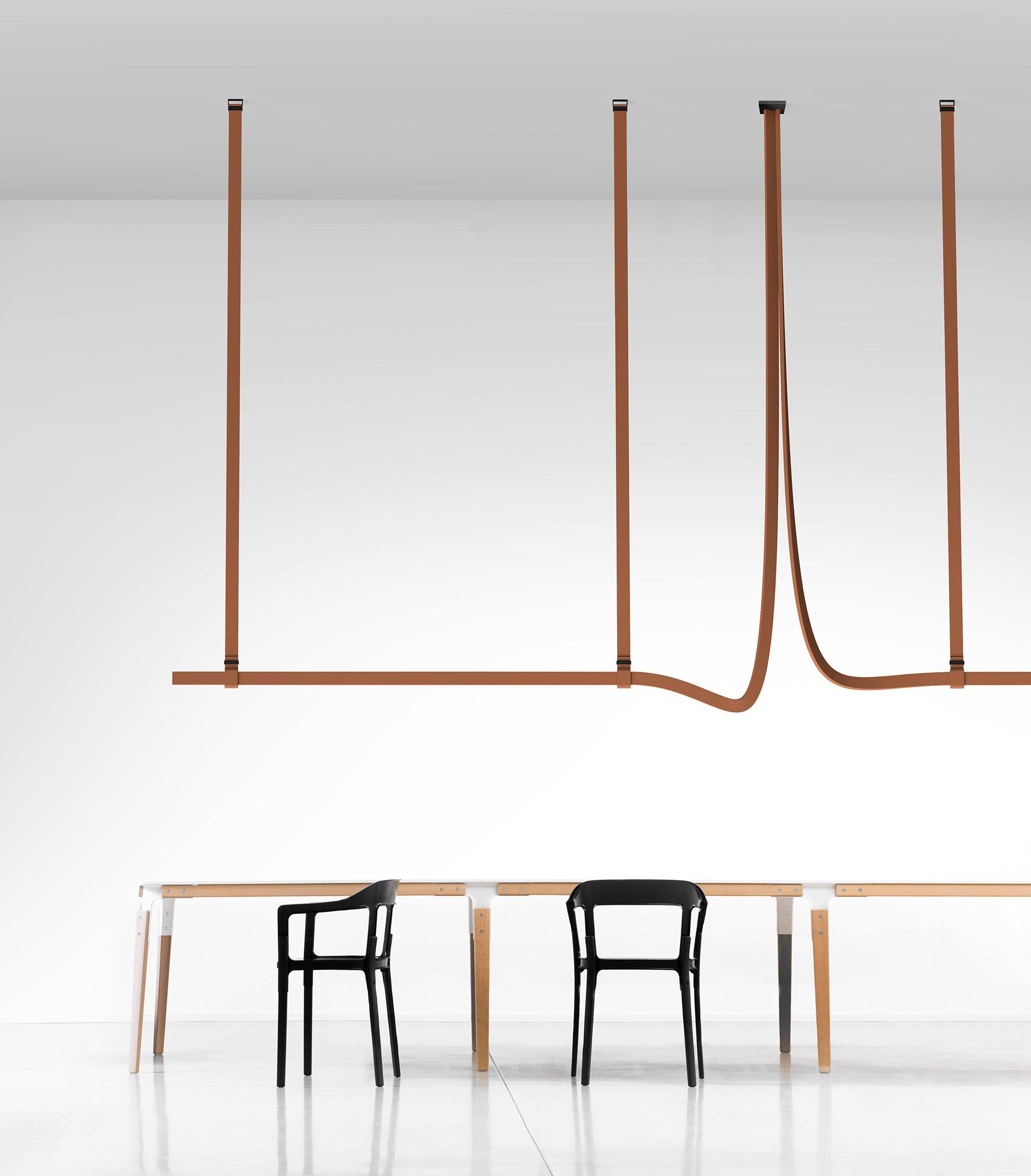 Arcadia Suspension Moderne en Cuir - Neutralighting