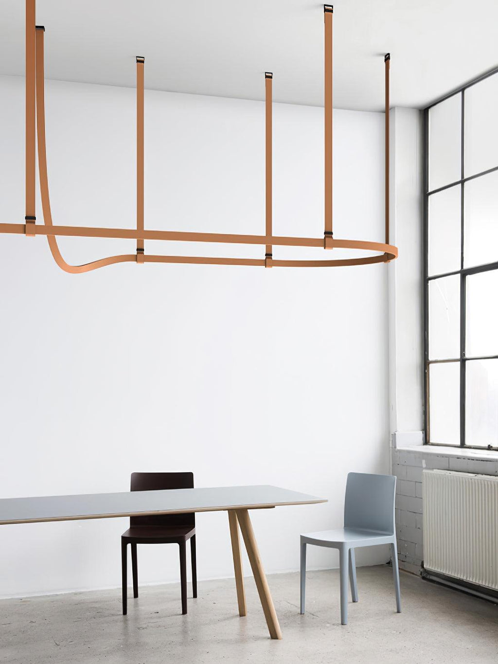 Arcadia Suspension Moderne en Cuir - Neutralighting