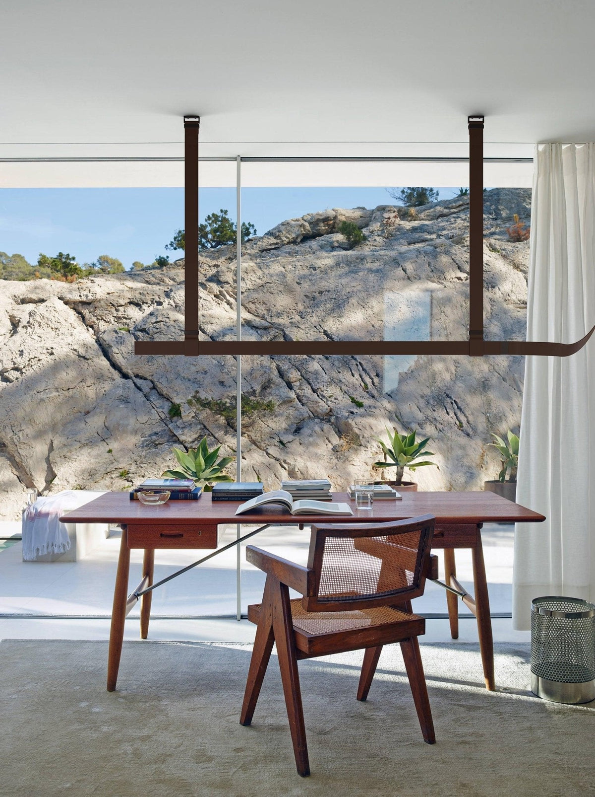 Arcadia Suspension Moderne en Cuir - Neutralighting