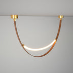 Belt Lampe à Suspension en Cuir et Silicone Minimaliste - Neutralighting