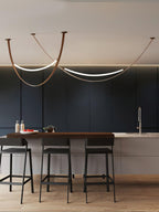 Belt Lampe à Suspension en Cuir et Silicone Minimaliste - Neutralighting