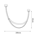 Belt Lampe à Suspension en Cuir et Silicone Minimaliste - Neutralighting