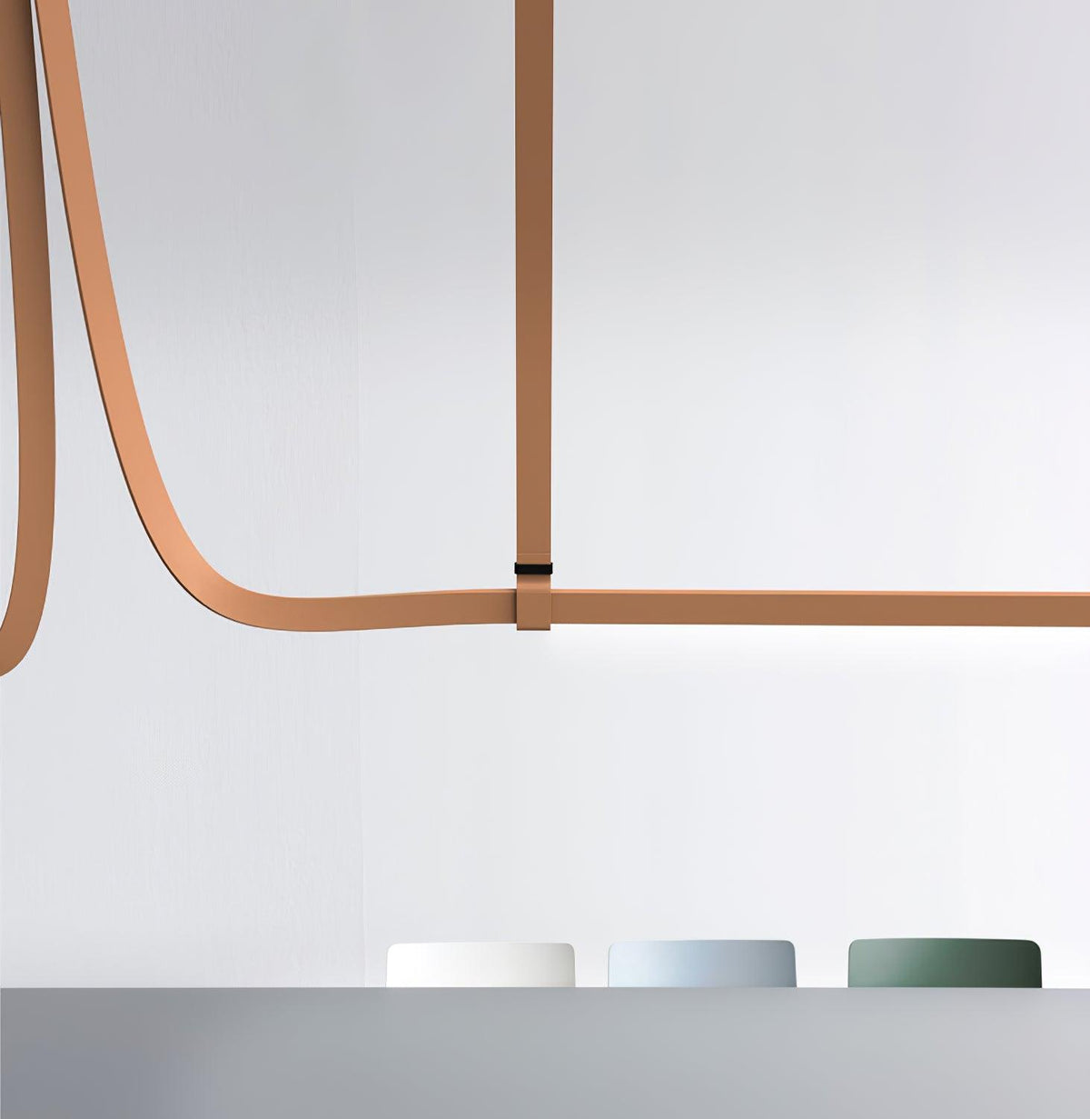 Arcadia Suspension Moderne en Cuir - Neutralighting