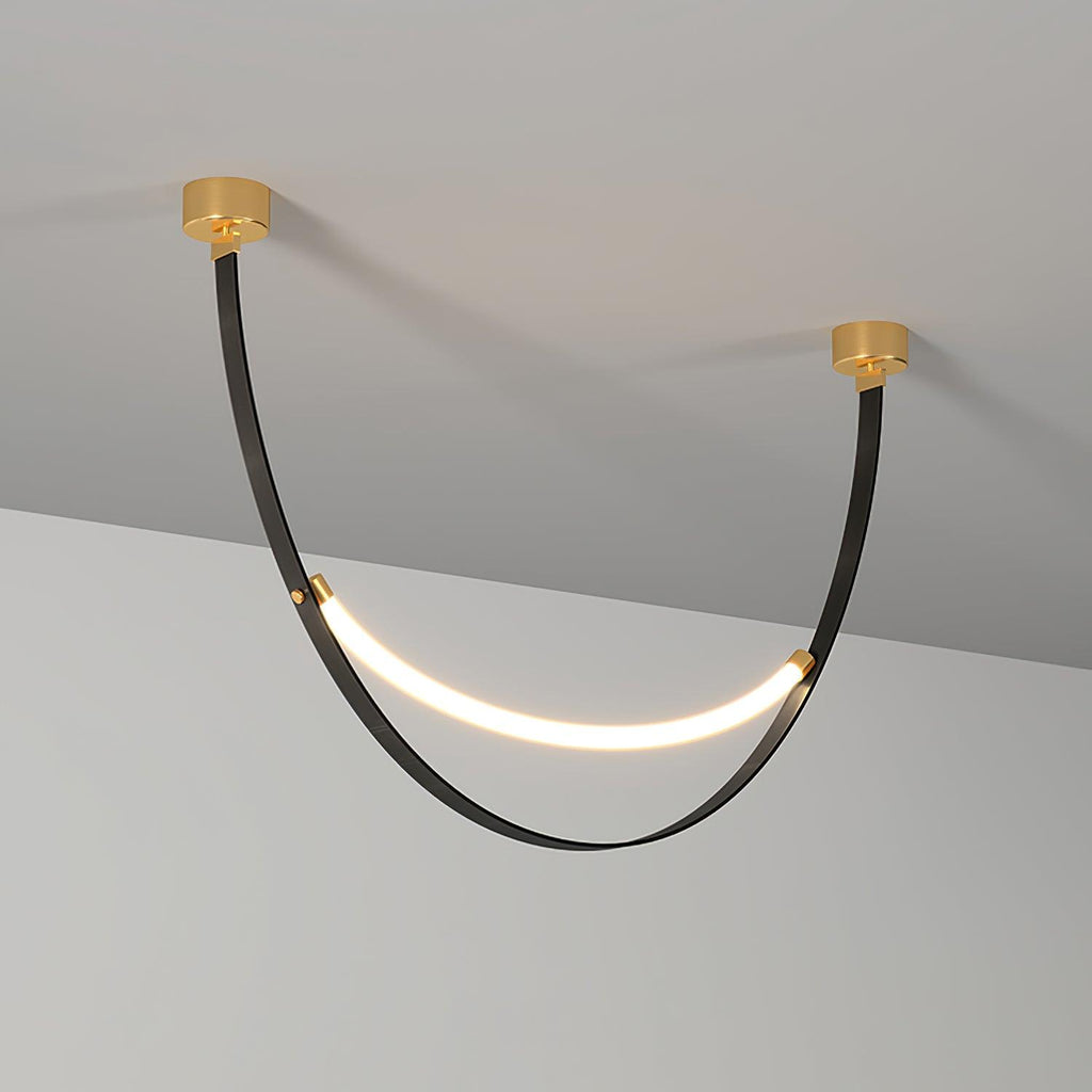 Belt Lampe à Suspension en Cuir et Silicone Minimaliste - Neutralighting