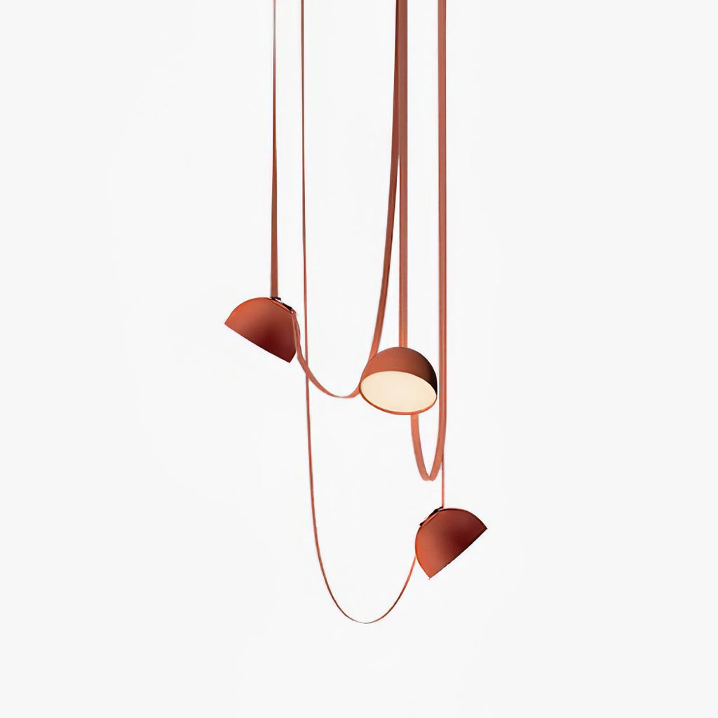 Cog Suspension Moderne Minimaliste en Cuir - Neutralighting