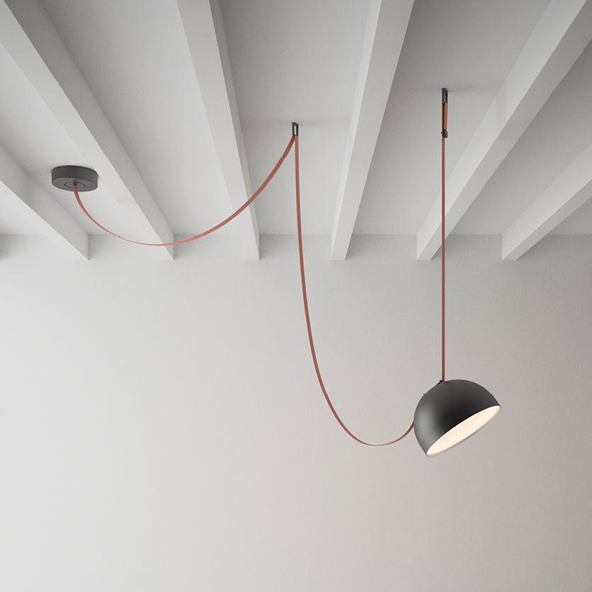 Cog Suspension Moderne Minimaliste en Cuir - Neutralighting