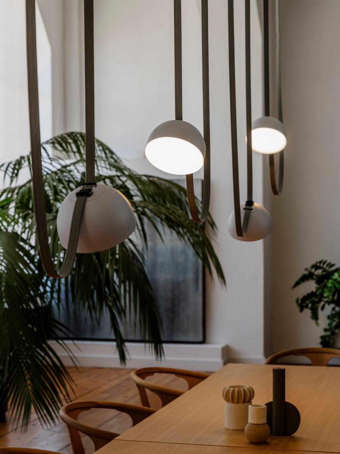 Cog Suspension Moderne Minimaliste en Cuir - Neutralighting
