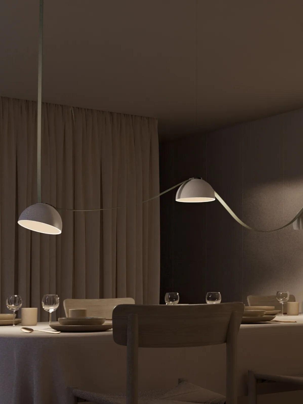 Cog Suspension Moderne Minimaliste en Cuir - Neutralighting