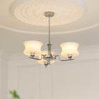Lustra Chandelier en Verre Vintage Doré Naturel - Neutralighting