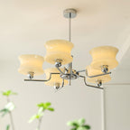 Lustra Chandelier en Verre Vintage Doré Naturel - Neutralighting