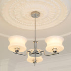 Lustra Chandelier en Verre Vintage Doré Naturel - Neutralighting