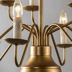 Blikuvyu Ancien Industriel Laiton Métal Lustre - Neutralighting