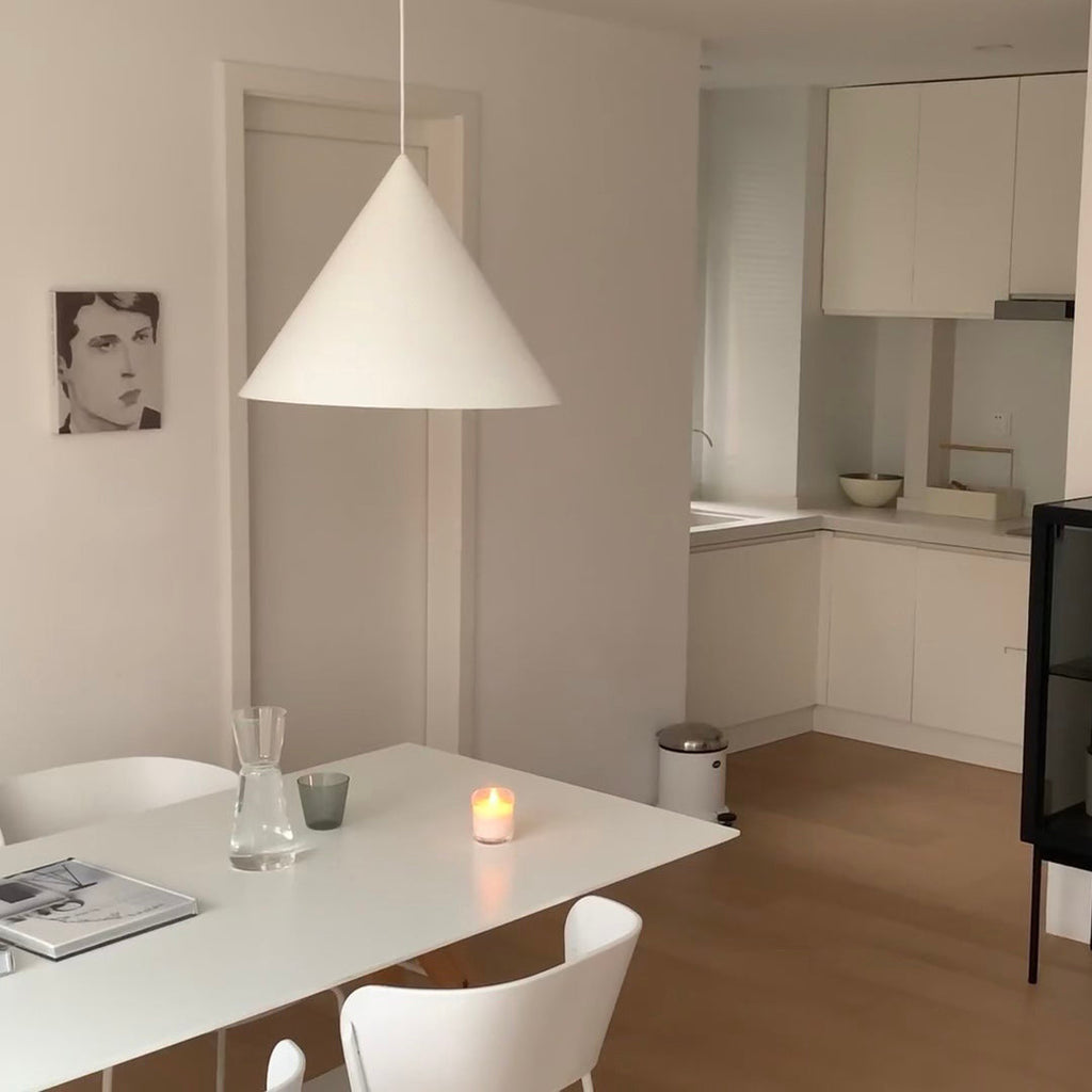 Caeluvyu Moderne Minimaliste Sombre Métal Suspension - Neutralighting