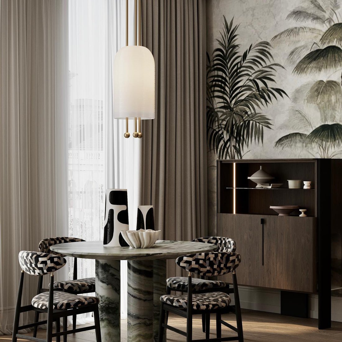 Voloraris Lampe Pendante en Verre Élégance Traditionnelle - Neutralighting