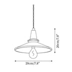 Benra Suspension Orange Verre Scandinave - Neutralighting