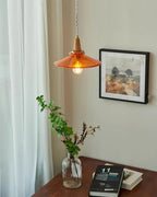 Benra Suspension Orange Verre Scandinave - Neutralighting