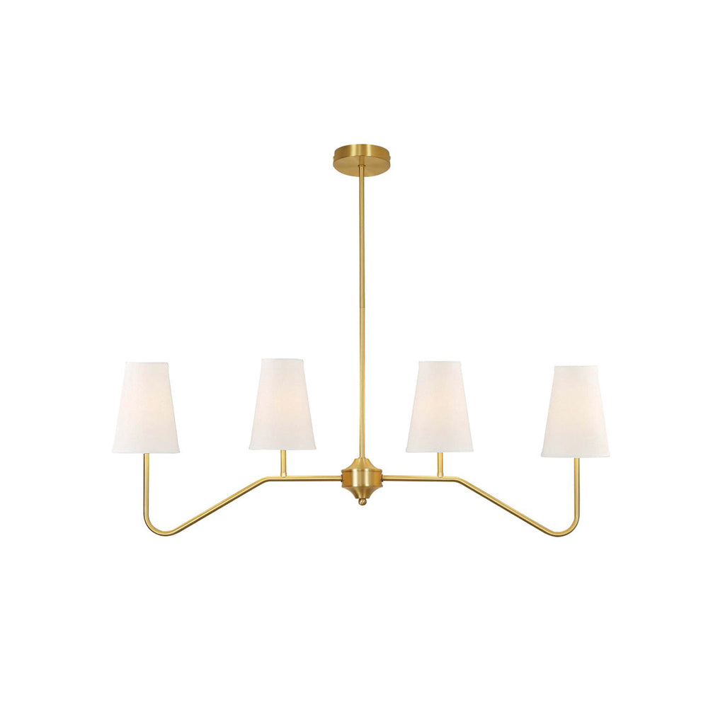 Avvenora Suspension Vintage Industrielle en Laiton et Tissu - Neutralighting