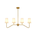 Avvenora Suspension Vintage Industrielle en Laiton et Tissu - Neutralighting