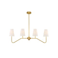 Avvenora Suspension Vintage Industrielle en Laiton et Tissu - Neutralighting