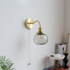 Berliner Applique Murale Bras en Laiton Verre Vintage - Neutralighting