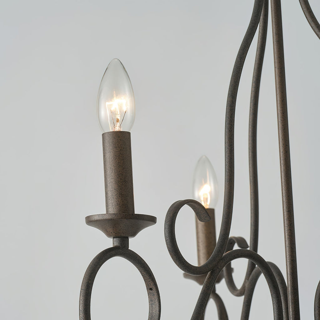 Dvaluvyu Ancien Industriel Métal Lustre - Neutralighting