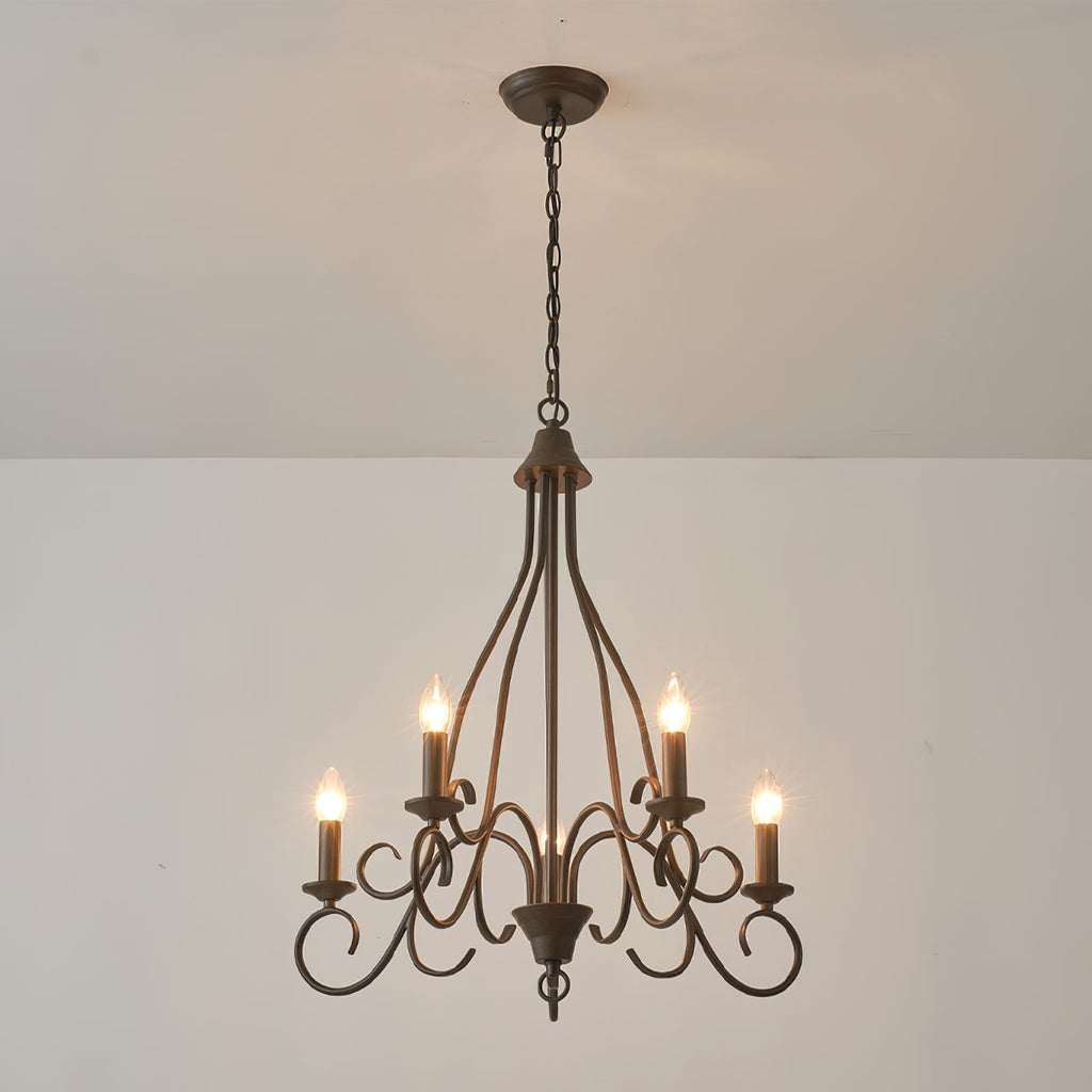Dvaluvyu Ancien Industriel Métal Lustre - Neutralighting