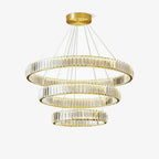Lustra Chandelier Anneau en Cristal Doré - Neutralighting
