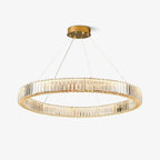 Lustra Chandelier Anneau en Cristal Doré - Neutralighting