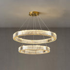 Lustra Chandelier Anneau en Cristal Doré - Neutralighting