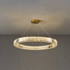 Lustra Chandelier Anneau en Cristal Doré - Neutralighting