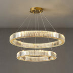 Lustra Chandelier Anneau en Cristal Doré - Neutralighting