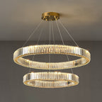 Lustra Chandelier Anneau en Cristal Doré - Neutralighting