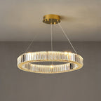 Lustra Chandelier Anneau en Cristal Doré - Neutralighting