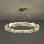 Lustra Chandelier Anneau en Cristal Doré - Neutralighting