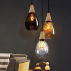Solara Suspension en Verre Clair Nordique Moderne - Neutralighting